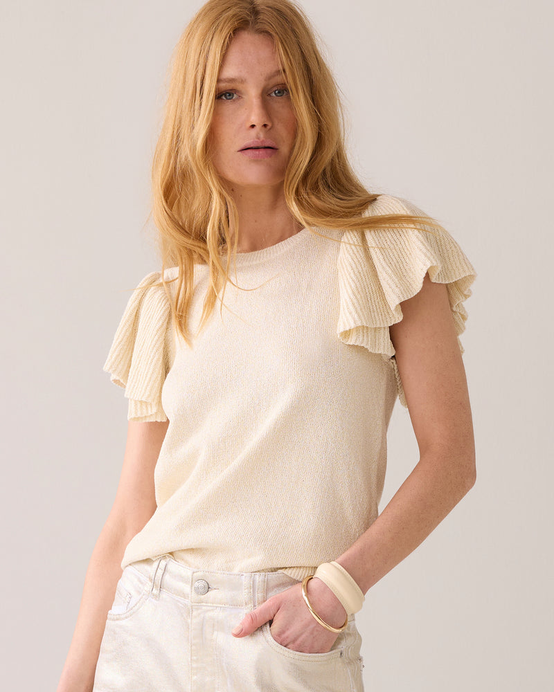 Summum Woman Shimmer knitted top