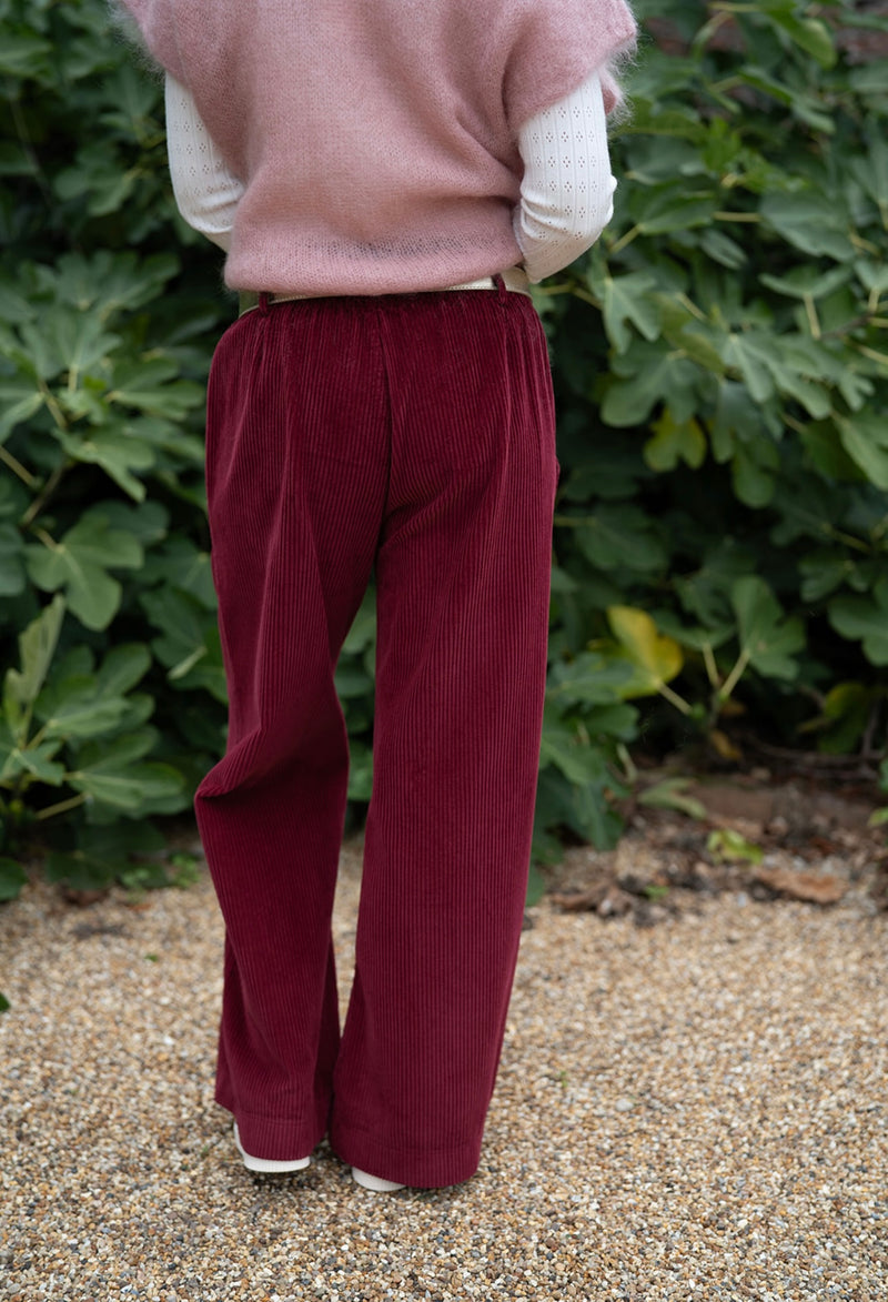 Burgundy Corduroy Jeans