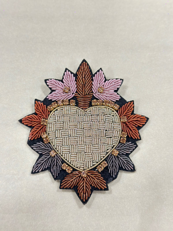 Heart brooch