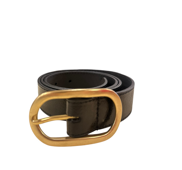 Black Leather Belt