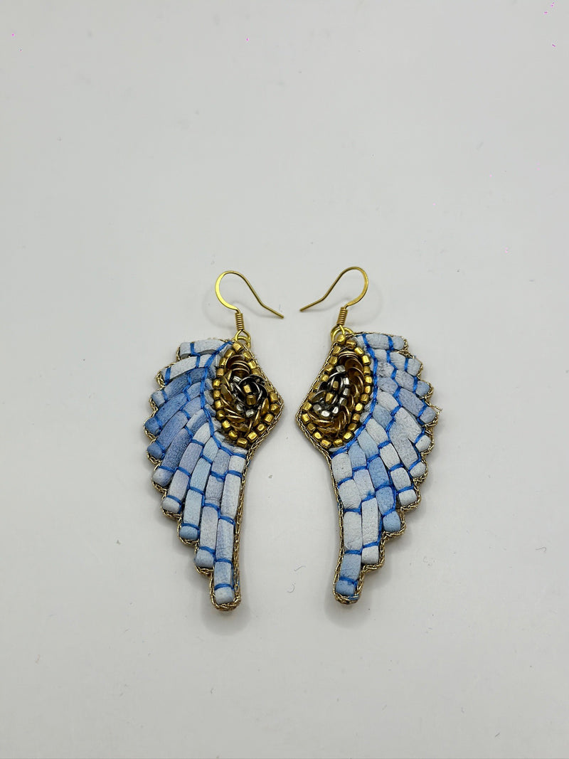 Nahua Anita Earrings (Blue)