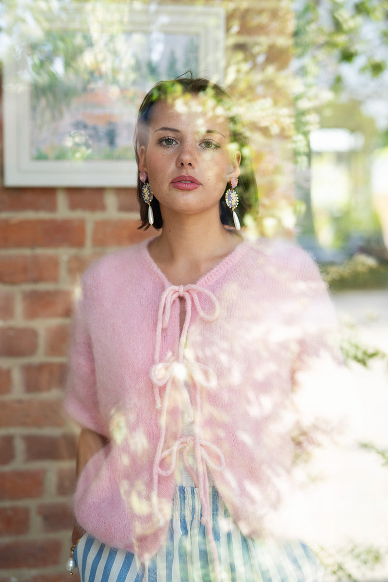 Julie Sion Pompadour Goutte earrings