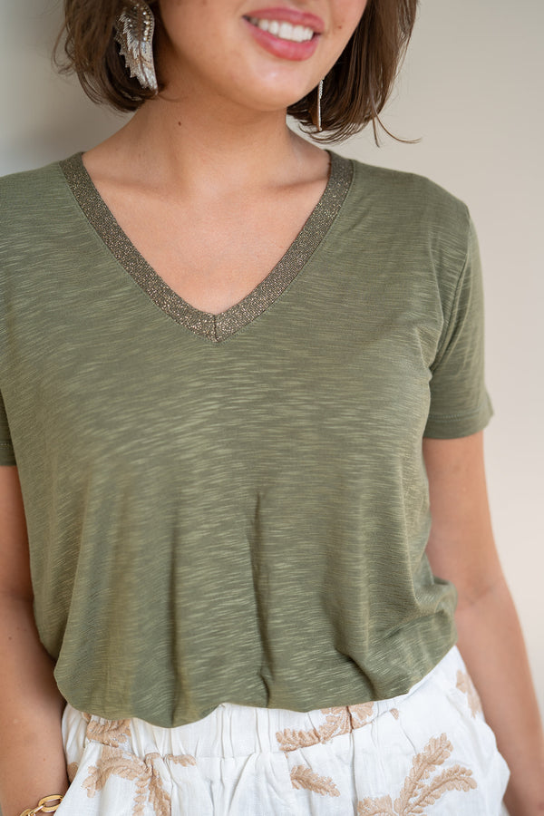 Ginny T-shirt (Khaki)