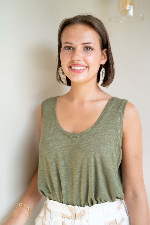 Vanessa Vest (Khaki)