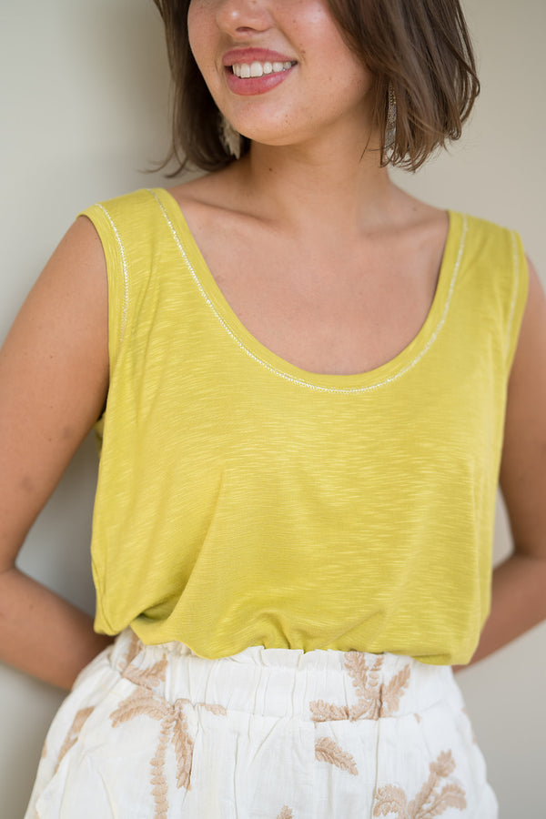 Vanessa Vest (Chartreuse)