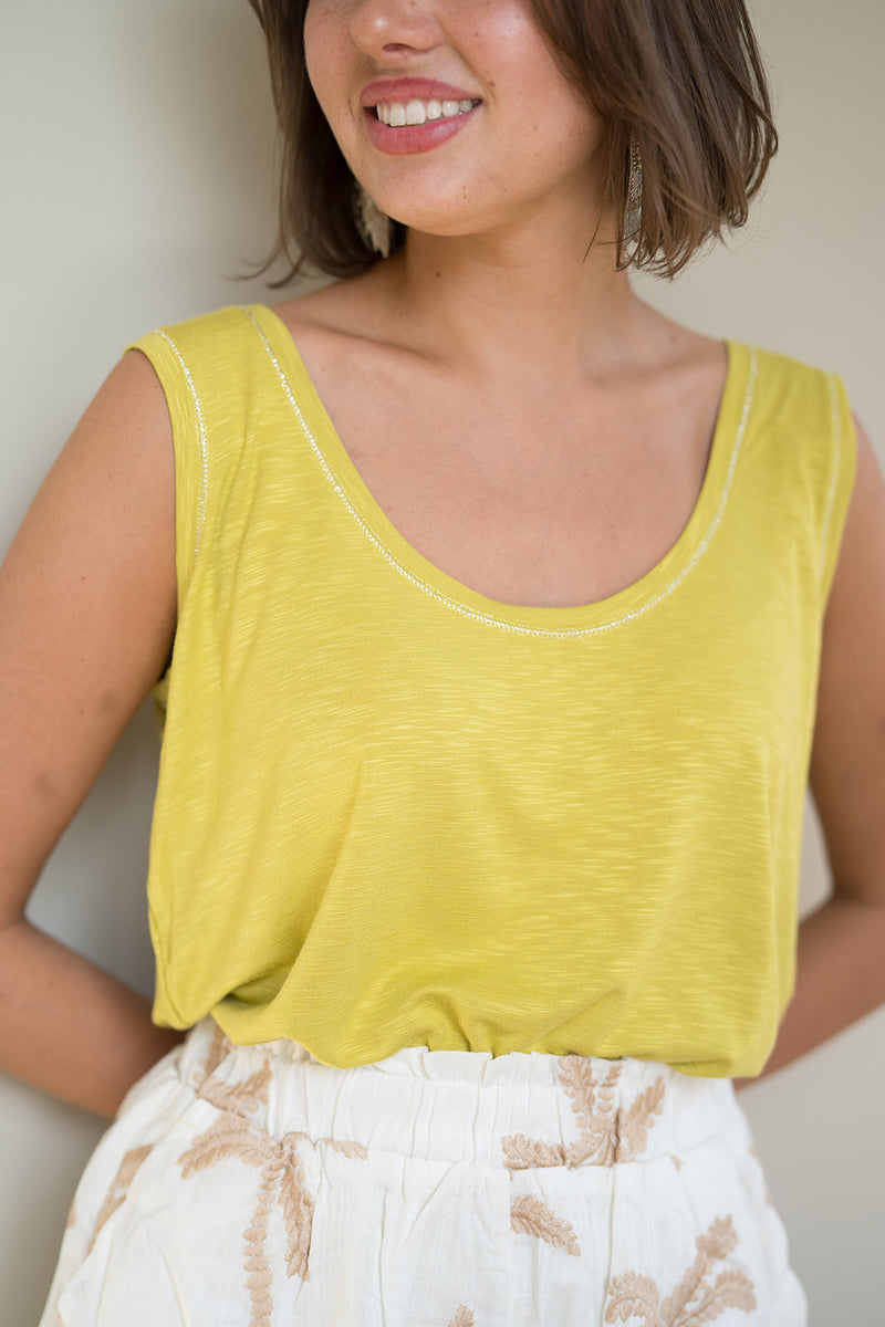Vanessa Vest (Chartreuse)