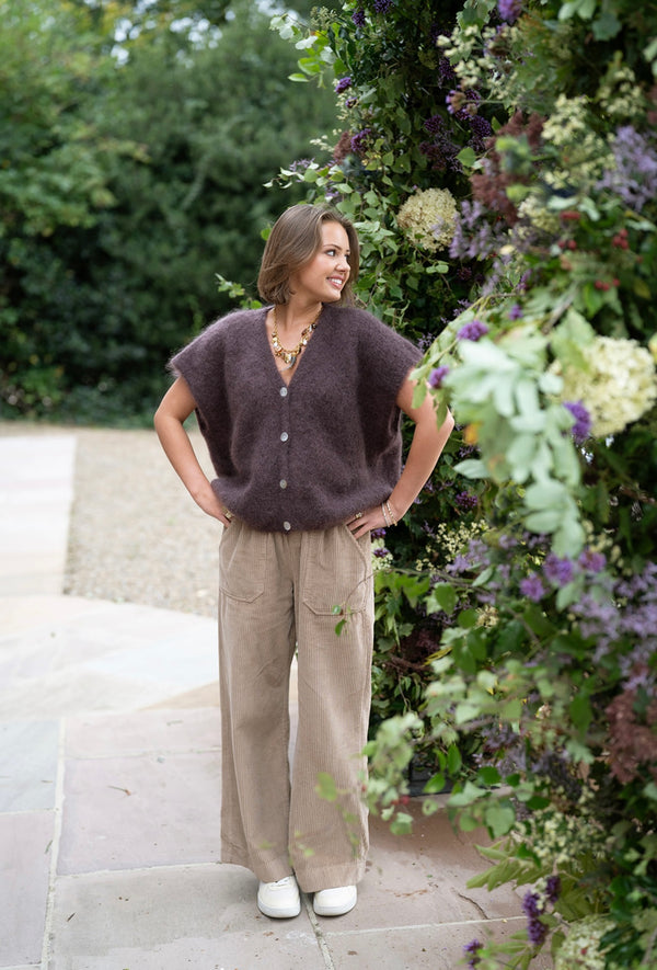 Taupe Corduroy Jeans