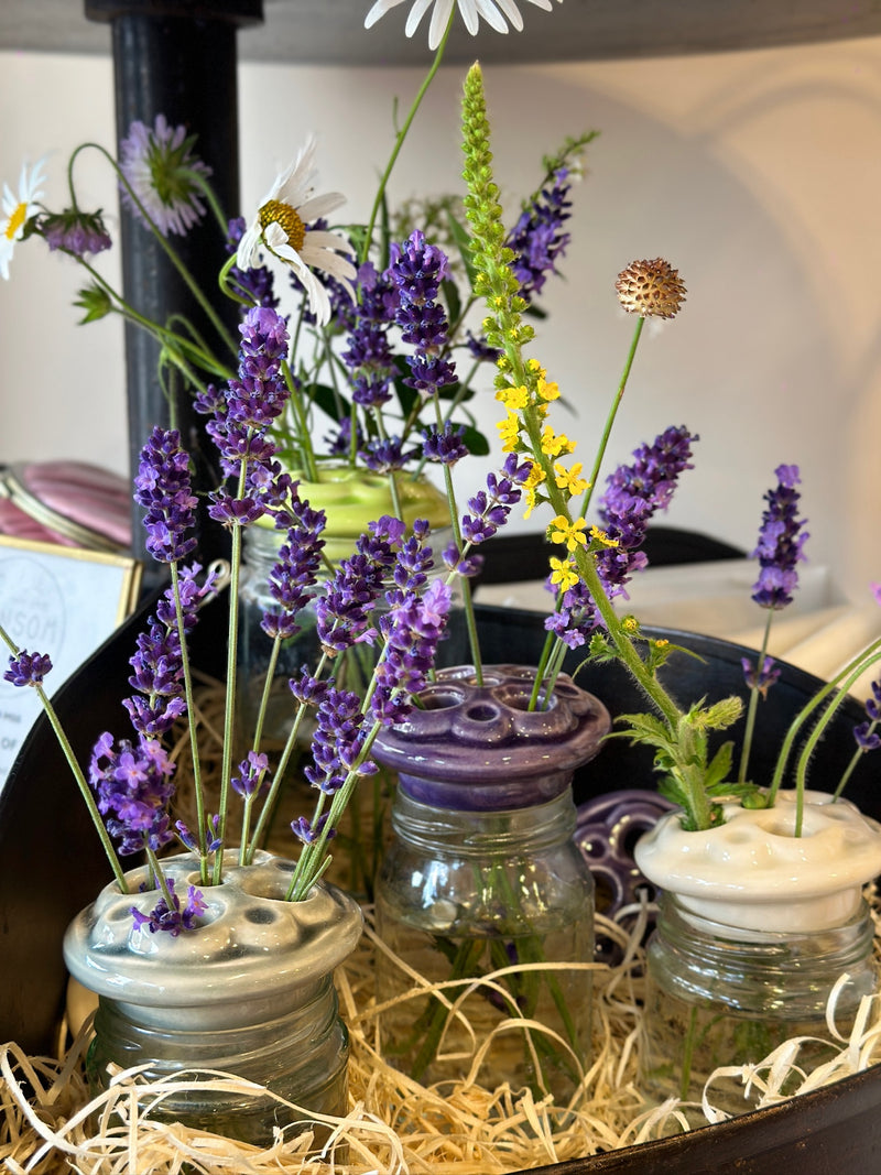 Ceramic Flower Frogs