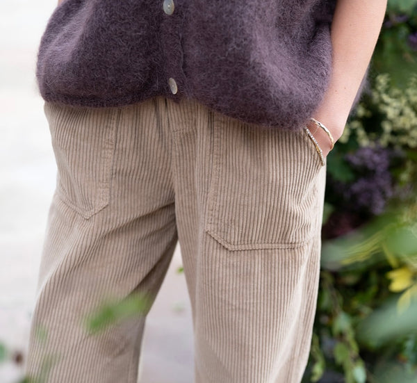 Taupe Corduroy Jeans