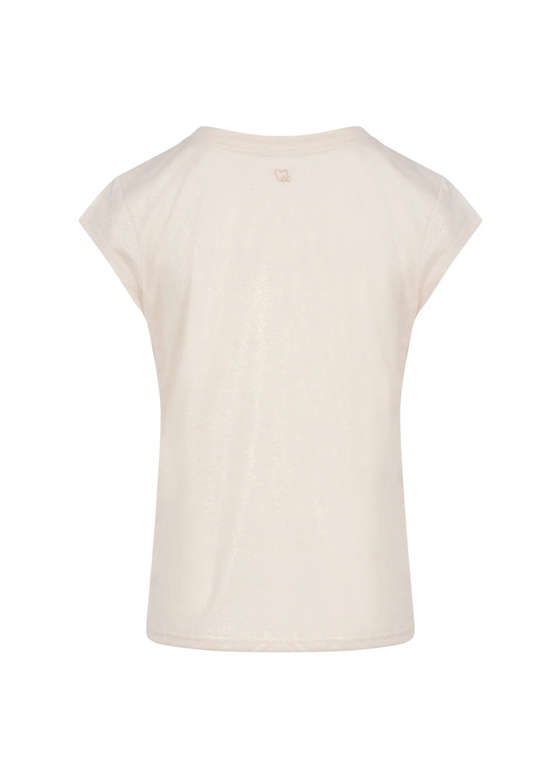 CC Heart Metallic T-shirt (gold)