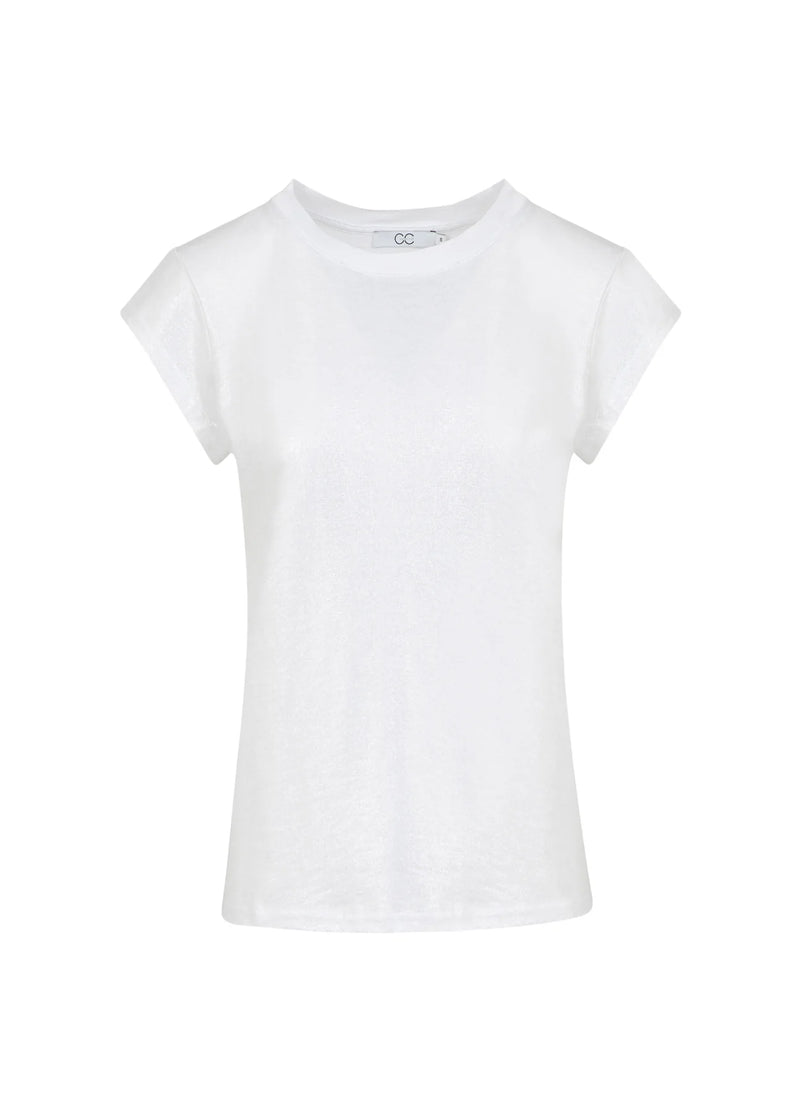 CC Heart Metallic T-shirt (silver)