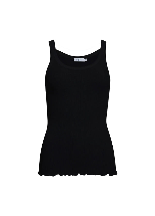 CC Heart Silk Vest (black)