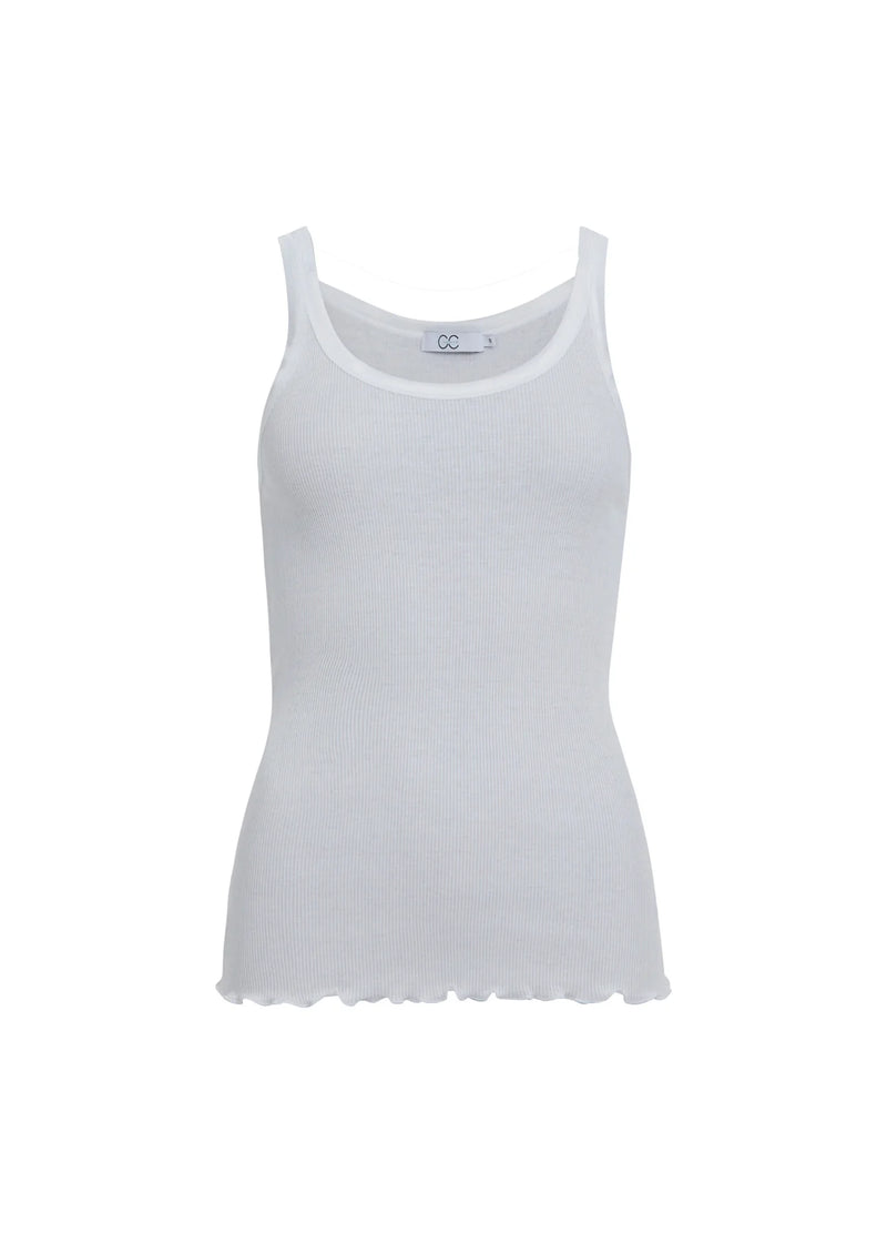 CC Heart Silk Vest (white)