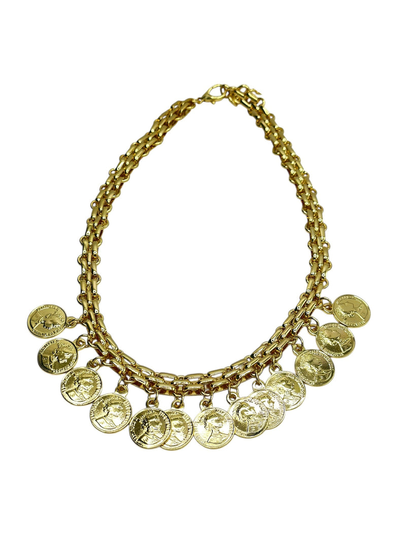The Charmwell Collection: Chain Coin Necklace