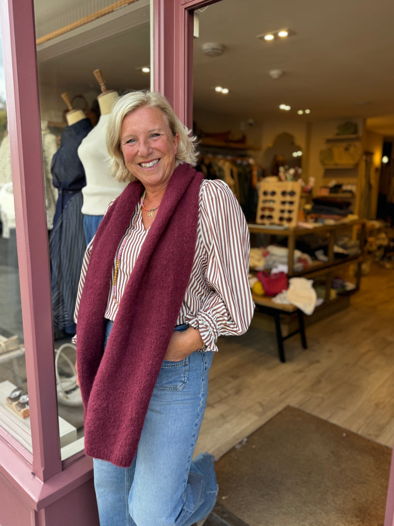Levete Room Scarf (Bordeaux)