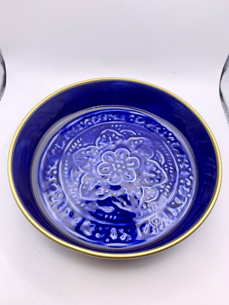 Enamel Bowl (Blues)