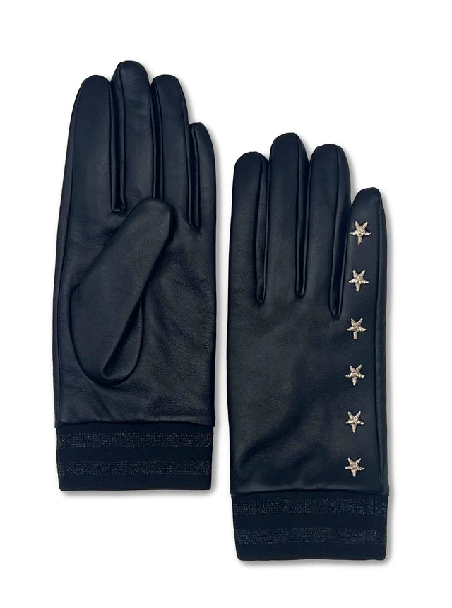 NOOKI ELVIS BLACK LEATHER GLOVE