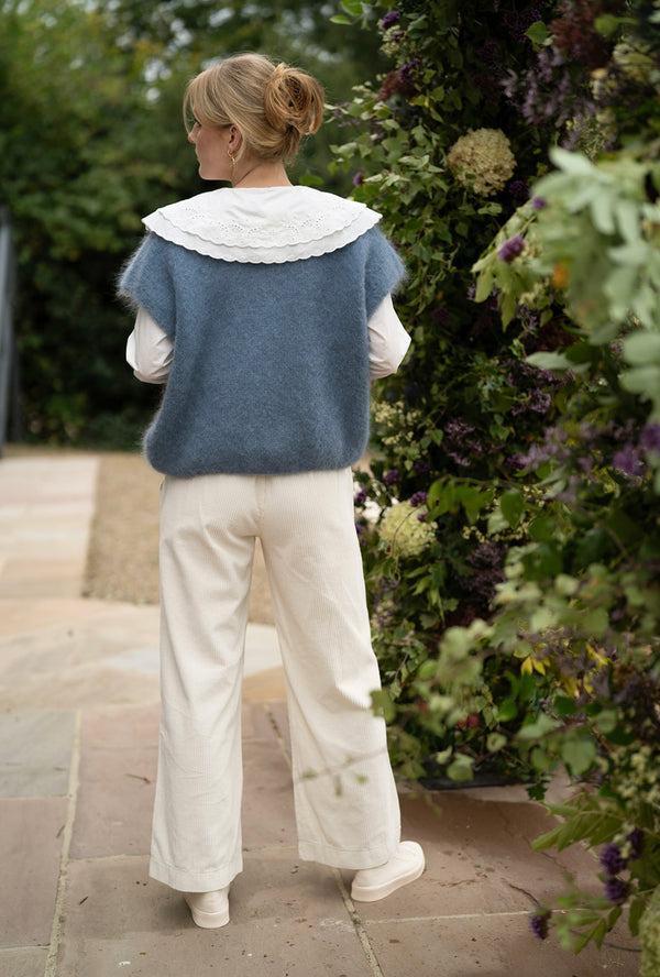 Cream Corduroy Jeans