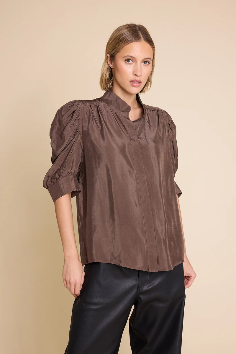 Line of Oslo Fiona blouse (brown)