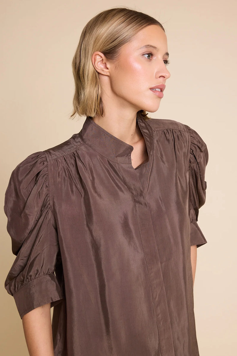 Line of Oslo Fiona blouse (brown)