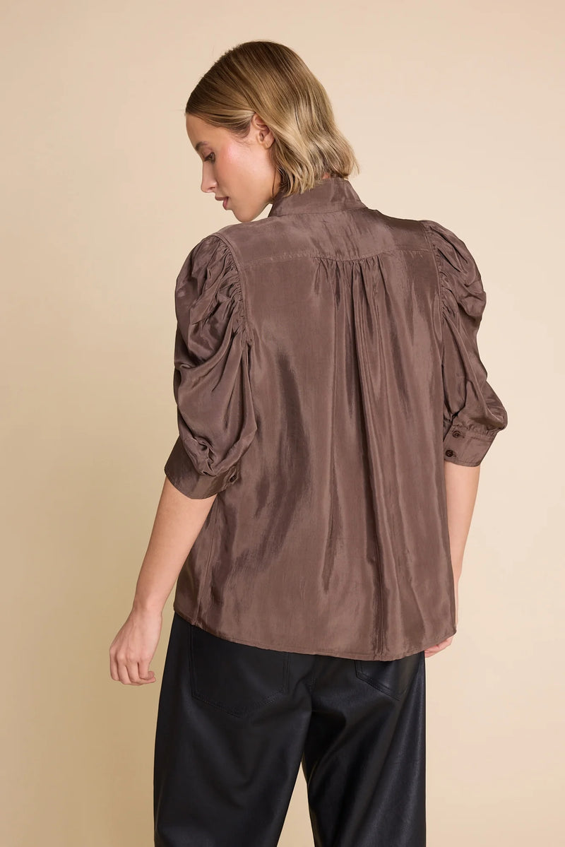 Line of Oslo Fiona blouse (brown)