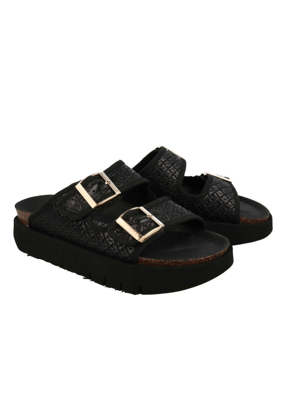 Genuins Sandals (Raffia Black)