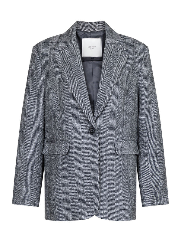 Neo Noir Gaby Herringbone blazer