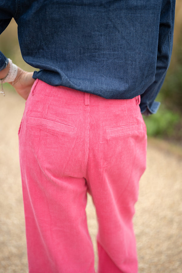 Hot Pink Wide Leg Cords