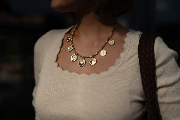 The Charmwell Collection: Coin necklace