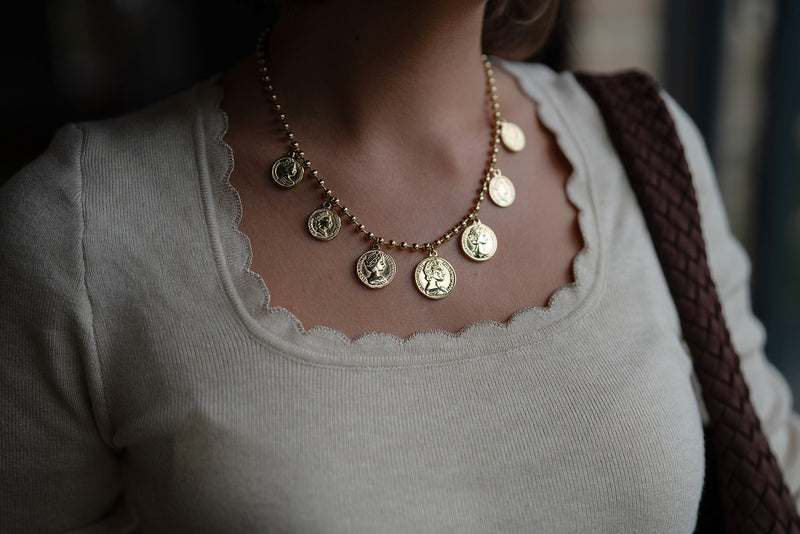 The Charmwell Collection: Coin necklace