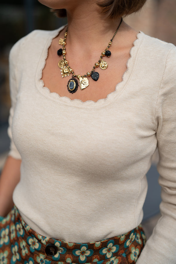 The Charmwell Collection: Cameo Necklace