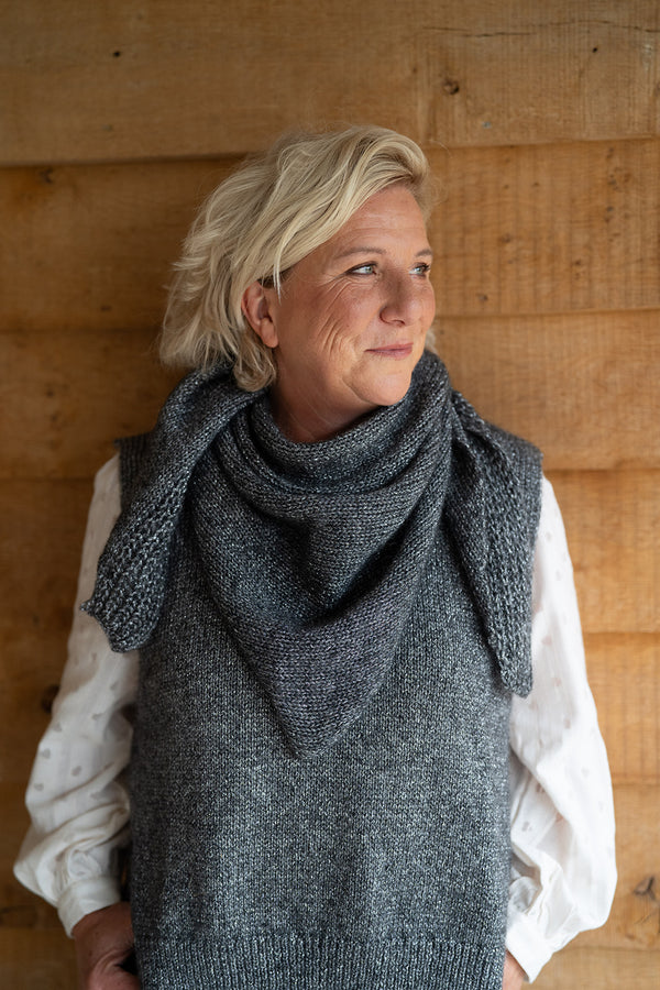 Maison Ange Brandy Scarf (silver)