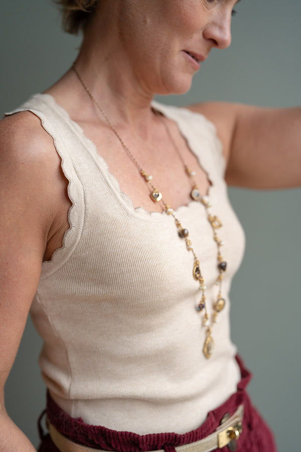 The Charmwell Collection: Long Charm Necklace