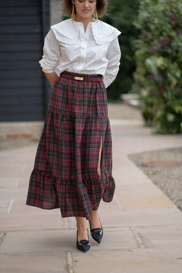 Lila Blouse (white)