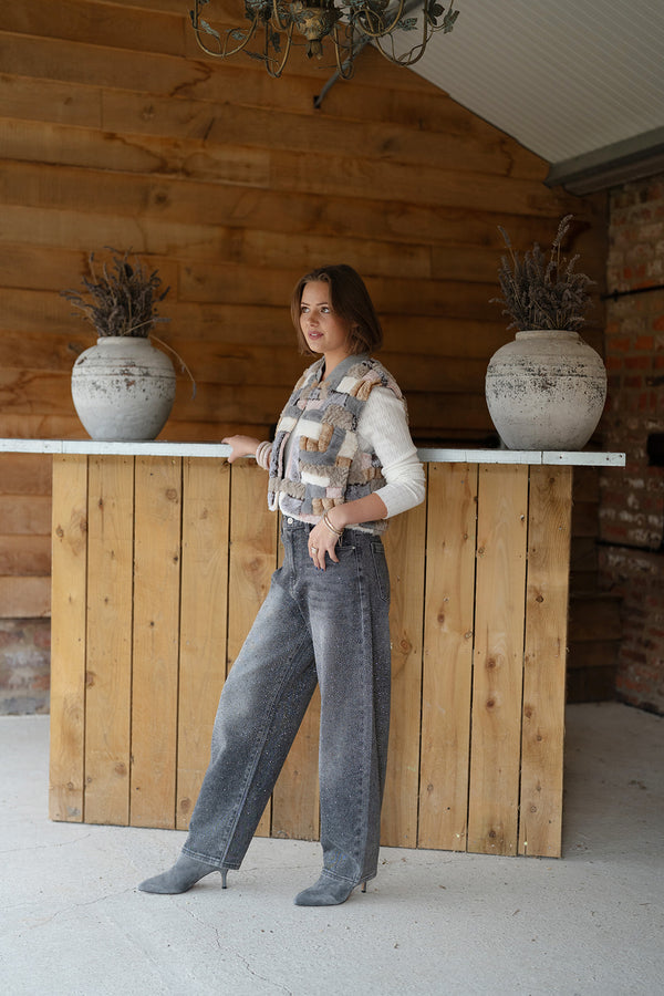 Sparkle Barrel Jeans