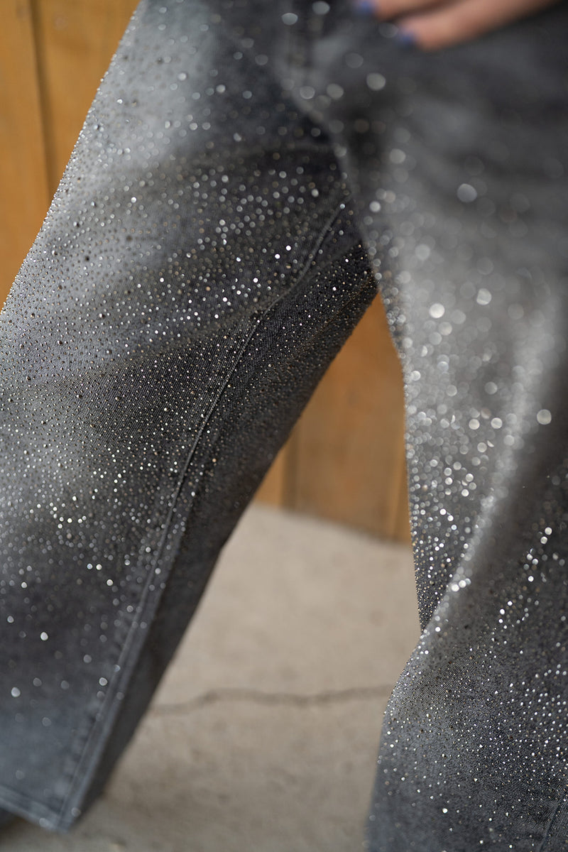 Sparkle Barrel Jeans