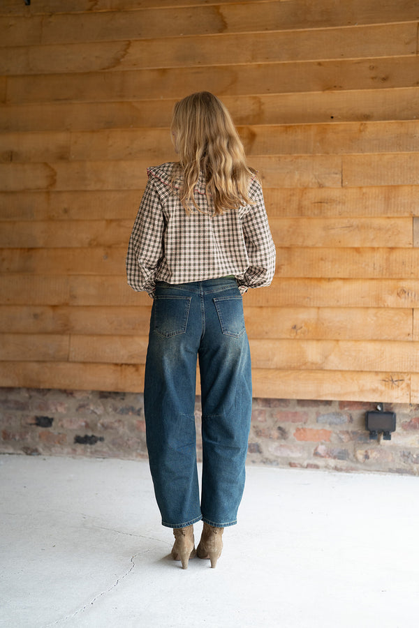 Denim Barrel Jeans