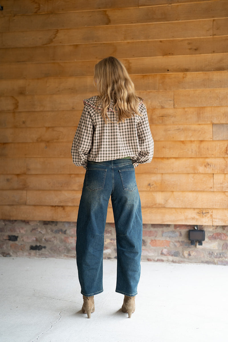 Denim Barrel Jeans