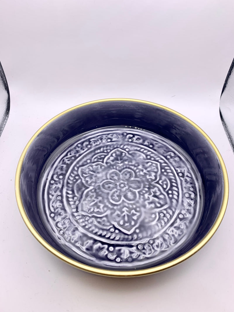 Enamel Bowl (Blues)