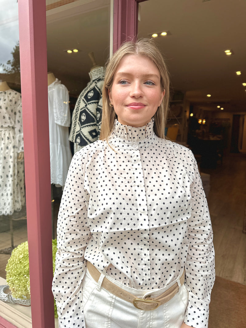 Penny Polka Dot Blouse