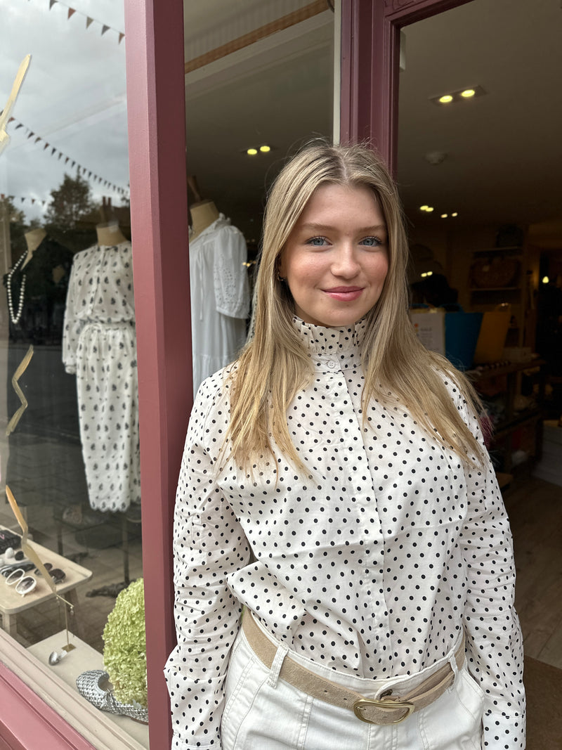 Penny Polka Dot Blouse