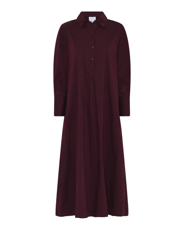 La Rouge Kamilla Shirt Dress wine