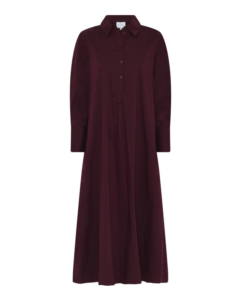 La Rouge Kamilla Shirt Dress wine