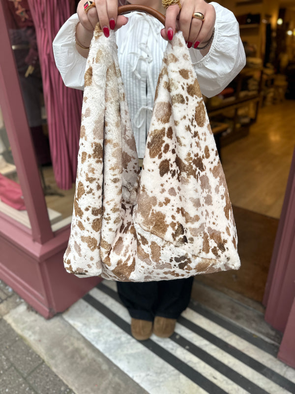 Cow Print Bag