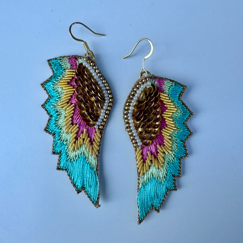 Nahua Magda Earrings (Bright colours)