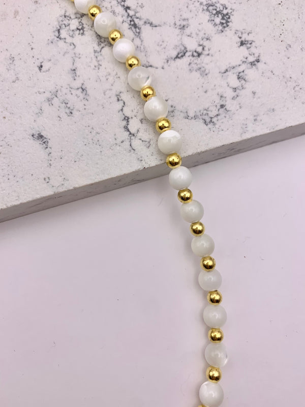 Shell Bead Necklace (Ball)