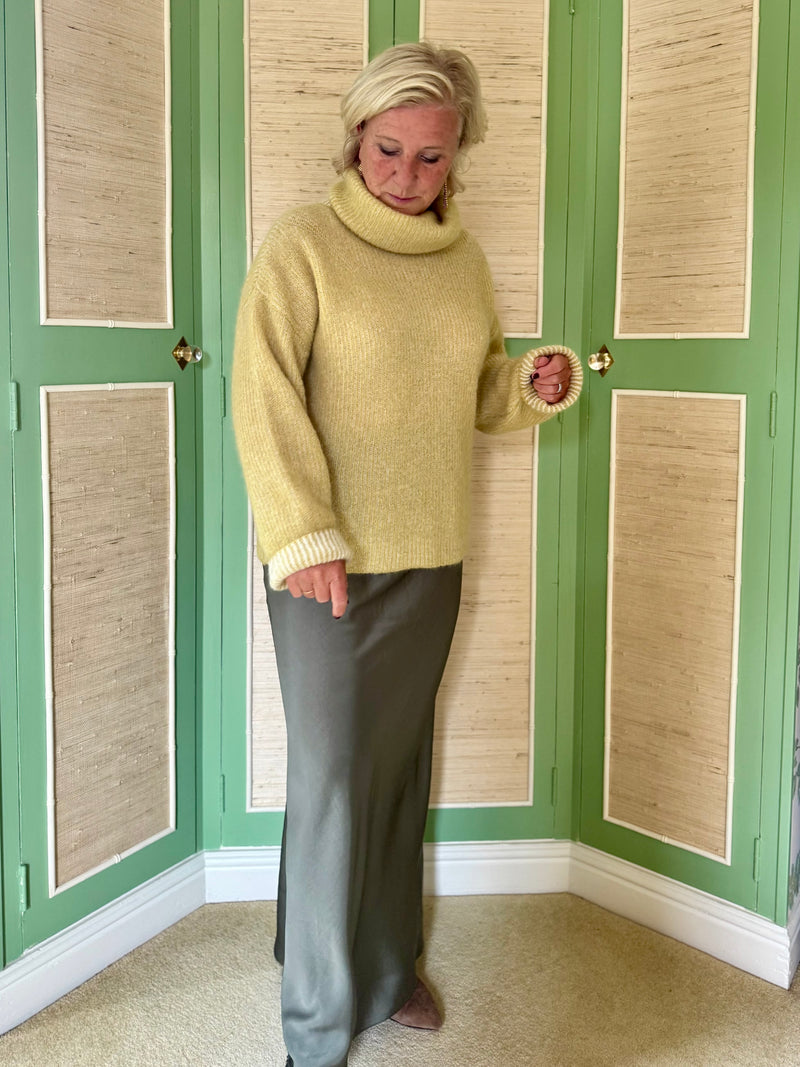 Maison Anje Lime Knit Jumper