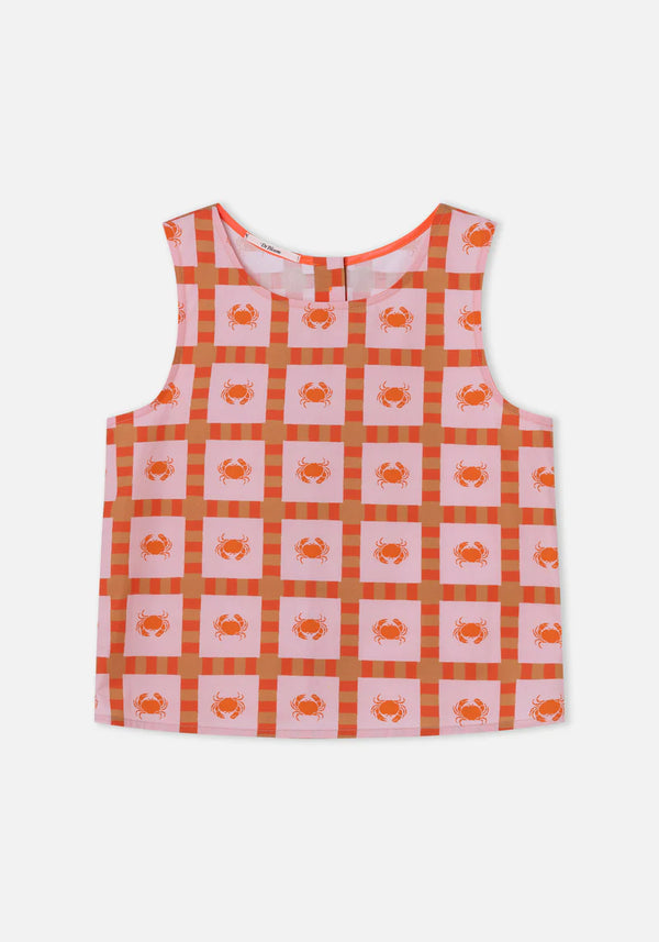 Dr Bloom Pink Crabs Ana Top