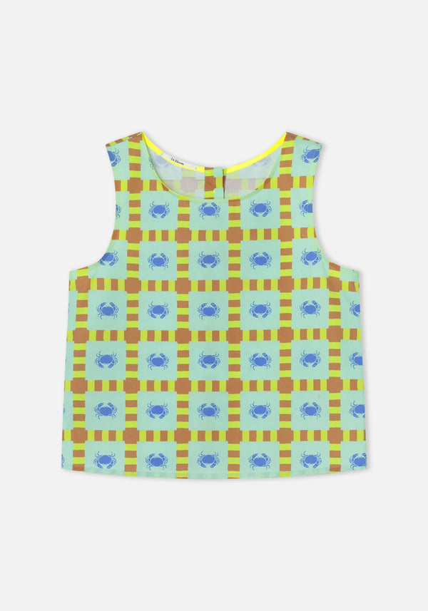 Dr Bloom Aqua Crabs Ana Top