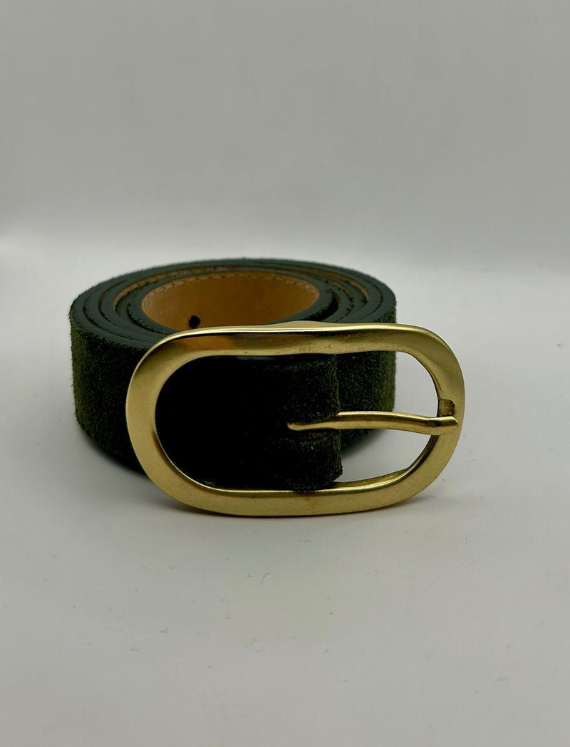 Leather belt
